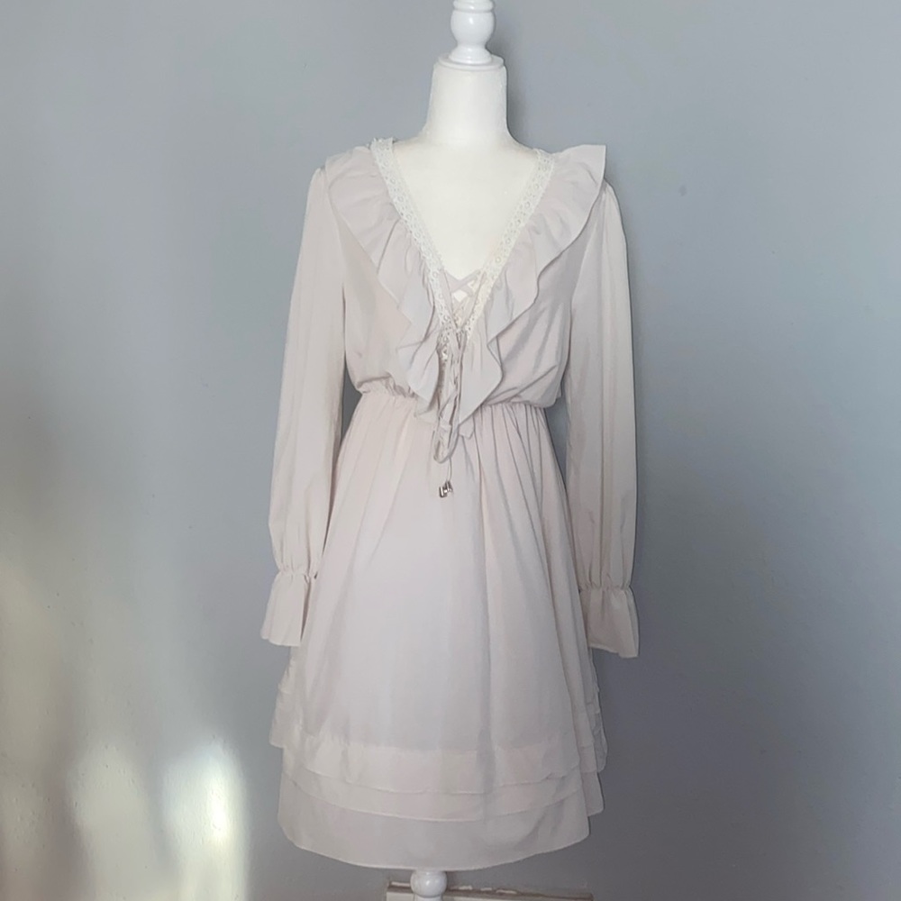 Cream Color Small Dress